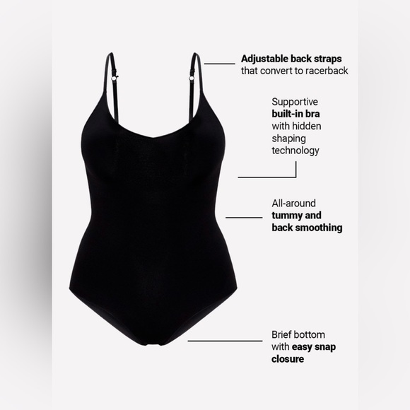 Fabletics Nearly Naked Shapewear SS Bodysuit | M-L | Mauvalous Pink | New - Picture 8 of 9